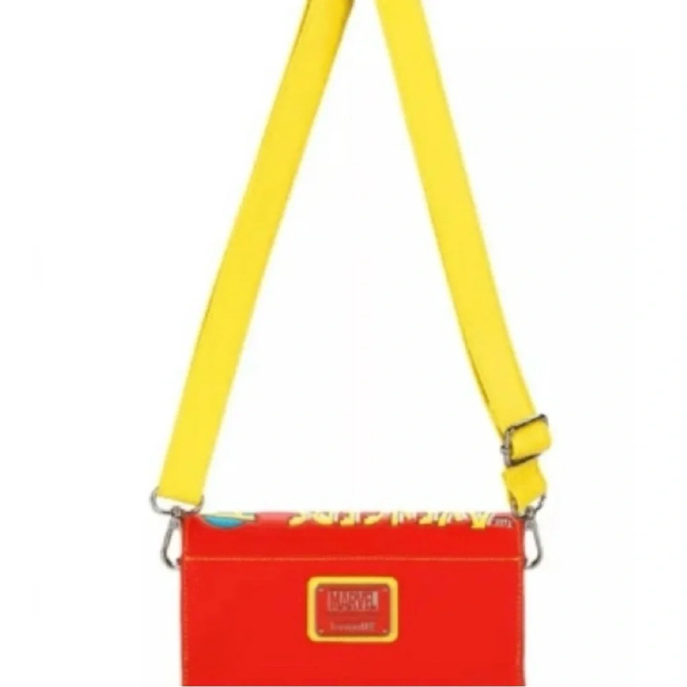 Loungefly Marvel Avengers Comic Crossbody Bag - Disney Parks Genuine Merchandise - Picture 4 of 4